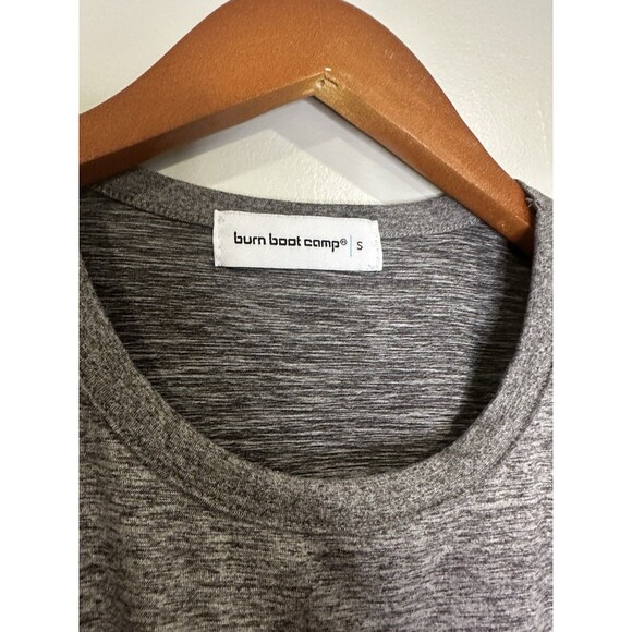 Burn Bootcamp Tank Top Grey Sweat Smile Repeat Size Small - Picture 3 of 5